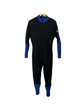 Men's XCEL Wetsuit Size Large Full 3/2mm Black Blue Surf Diving Thermal Suit